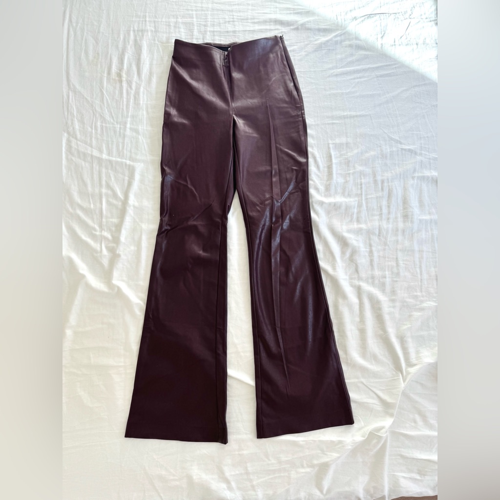 Aritzia Wilfred Roma Pant In Spiced Burgundy - Us 0